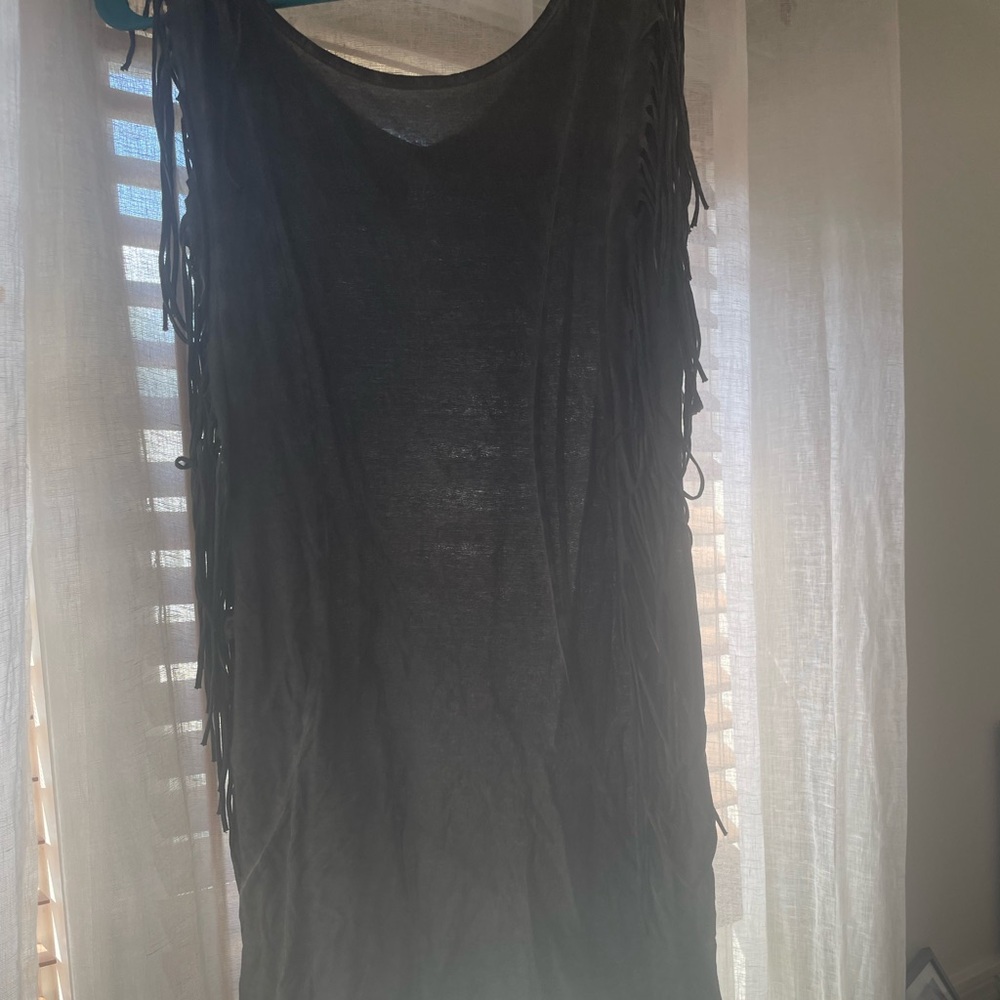 Grey western dress